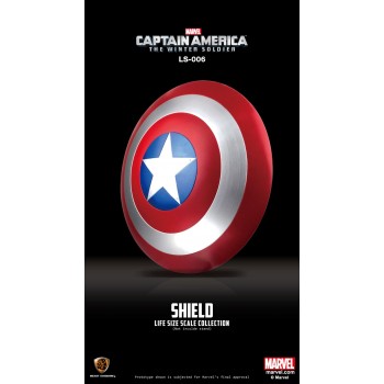 Marvel Captain America Winter Soldier Vibranium Shield Life Sized Replica