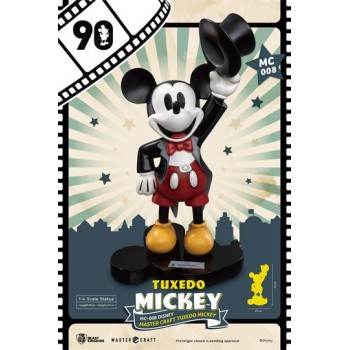 Mickey Mouse Master Craft Statue 1/4 Tuxedo Mickey 90th Anniversary 47 cm