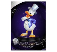 Disney 100th Master Craft Statue Tuxedo Donald Duck Platinum Version