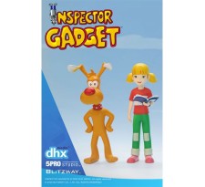Inspector Gadget Mega Hero Action Figure 2-Pack 1/12 Brain & Penny 11 cm