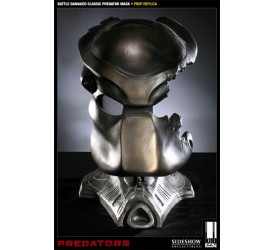 Battle Damaged Classic Predator Mask Prop Rep..