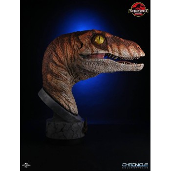 Jurassic Park The Lost World Male Raptor 1/1 Scale Bust