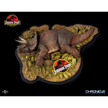 Jurassic Park Sick Triceratops 1/35 Scale Diorama