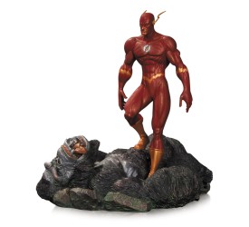 DC Comics Patina Statue The Flash vs. Gorilla..