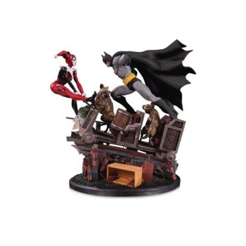 DC Comics Statue 1/8 Batman VS. Harley Quinn Battle Second Edition 44 cm