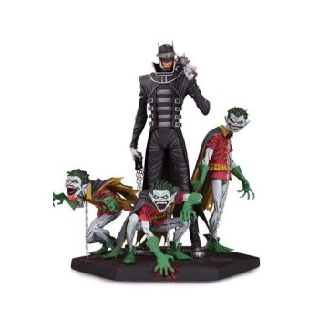 Dark Nights Metal Deluxe Statue Batman Who Laughs & Robin Minions 21 cm