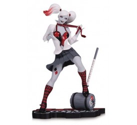 DC Comics Red, White & Black Statue Harley Quinn by Guillem March 17 cm