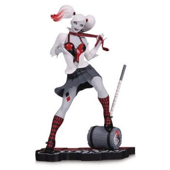 DC Comics Red, White & Black Statue Harley Quinn by Guillem March 17 cm