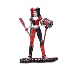 DC Comics Red, White and Black Statue Harley Quinn by Amanda Conner 18 cm