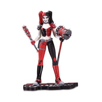 DC Comics Red, White and Black Statue Harley Quinn by Amanda Conner 18 cm