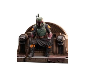 Star Wars: The Mandalorian Premier Collection 1/7 Boba Fett on Throne 24 cm