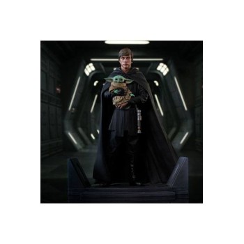 Star Wars: The Mandalorian Premier Collection 1/7 Luke Skywalker & Grogu 25 cm