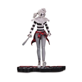 DC Comics Red White and Black Statue Harley Quinn by Steve Pugh 18 cm