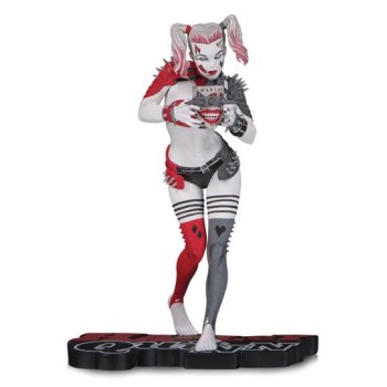 DC Comics Red, White & Black Statue Harley Quinn by Greg Horn 16 cm