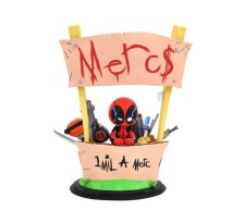 Marvel Animated Statue Deadpool Merc For Hire 20 cm
