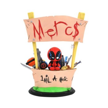 Marvel Animated Statue Deadpool Merc For Hire 20 cm