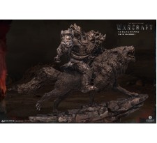 Warcraft The Beginning Statue 1/9 Blackhand Riding Wolf (IMITATION BRONZE) 40 cm