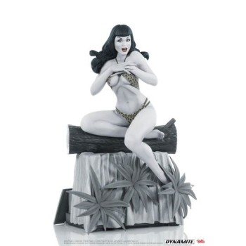 Women of Dynamite Statue Bettie Page (Black & White Edition) 24 cm
