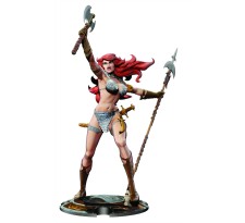 Frank Thorne: Red Sonja 45th Anniversary 12 inch Statue