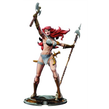 Frank Thorne: Red Sonja 45th Anniversary 12 inch Statue