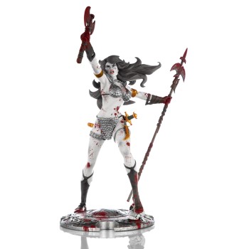 Red Sonja 45th Anniversary Berserker Black and White Variant Statue