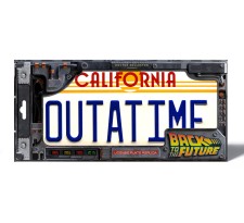 Back to the Future OUTATIME License Plate Replica