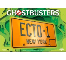 Ghostbusters ECTO-1 License Plate Replica