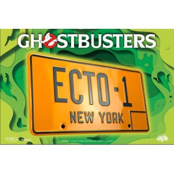 Ghostbusters ECTO-1 License Plate Replica