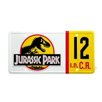 Jurassic Park Dennis Nedry License Plate Replica