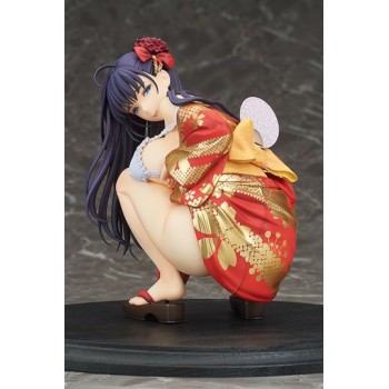 Comic Bavel Pyonkichi Cover Illustration PVC Statue 1/6 Shiki Tsuruga Bra Ver. 14 cm