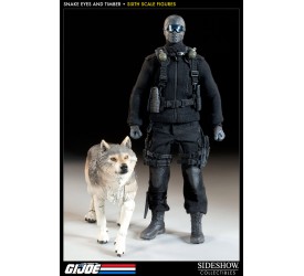 G.I. Joe Action Figure Snake Eyes and Timber ..