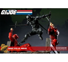 G.I. Joe Diorama Snake Eyes vs. Red Ninjas Si..