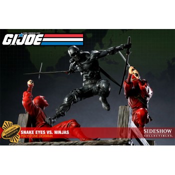 G.I. Joe Diorama Snake Eyes vs. Red Ninjas Sideshow Exclusive