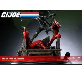 G.I. Joe Diorama Snake Eyes vs. Red Ninjas Si..