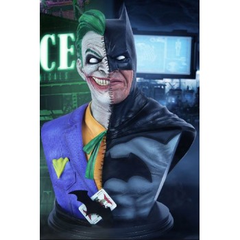 DC Comics Batman and Joker Fusion Half Bust 43 cm