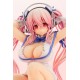 Super Sonico x DanMachi Statue PVC 1/7 Super Sonico Hestia Version 18 cm