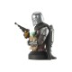 Star Wars: The Mandalorian Bust 1/6 The Mandalorian with Grogu 15 cm