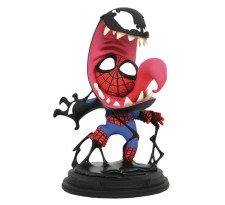 Marvel Comics Animated Series Mini-Statue Venom & Spider-Man 13 cm