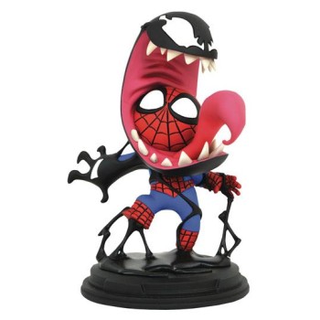 Marvel Comics Animated Series Mini-Statue Venom & Spider-Man 13 cm