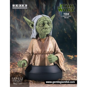 Star Wars Concept Series Yoda Mini Bust 2018 SDCC Exclusive