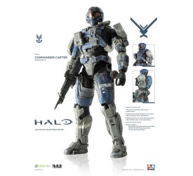 Halo Action Figure 1/6 Spartan-III A259 Comma..