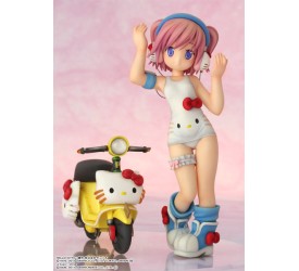 Hello Kitty to Issho Block Crash 123 PVC Stat..