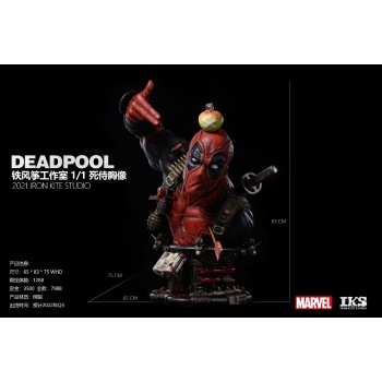 Marvel X-Force 1/1 The Deadpool Life-Size Bust 88 cm