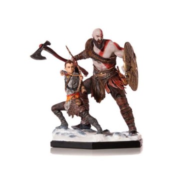 God of War Deluxe Art Scale Statue 1/10 Kratos & Atreus 20 cm