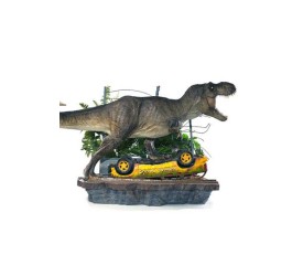Jurassic Park Art Scale Diorama 1/10 T-Rex Attack Set A 56 cm