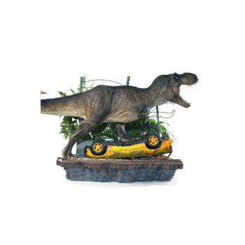 Jurassic Park Art Scale Diorama 1/10 T-Rex Attack Set A 56 cm