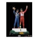 Ayrton Senna Deluxe Art Scale Statue 1/10 Alain Prost & Ayrton Senna (The Last Podium 1993) 27 cm