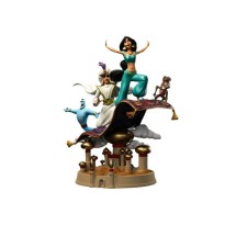 Disney Deluxe Art Scale Statue 1/10 Aladdin and Yasmine 30 cm