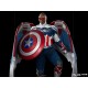 Marvel Falcon and the Winter Soldier Legacy Replica 1/4 Captain America Sam Wilson (Closed Wings Version)