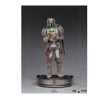 Star Wars The Mandalorian Art Scale Statue 1/10 Mandalorian & Grogu 22 cm